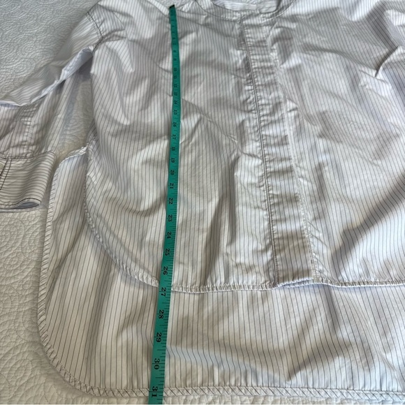 Sandro White Striped Button Down Shirt - Picture 4 of 10